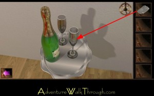 Escape Through History Level15 Champagne Flute