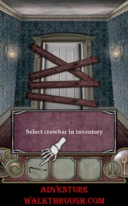Escape The Mansion Level1 use crowbar