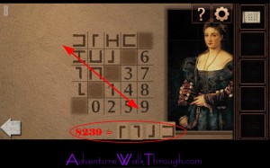 Can You Escape Tower Level8 Cipher Symbol and number