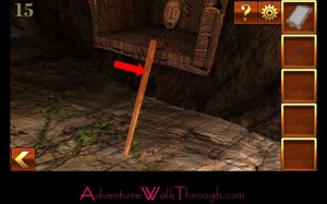 Can You Escape Adventure Level 15 wooden stick