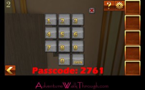 Can You Escape Adventure Level 2 safe keypad