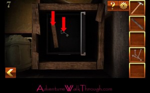 Can You Escape Adventure Level 7 key and board