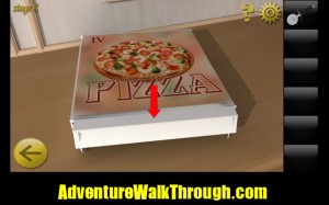 World Escape Level8 pizza box