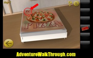 World Escape Level8 pizza box number